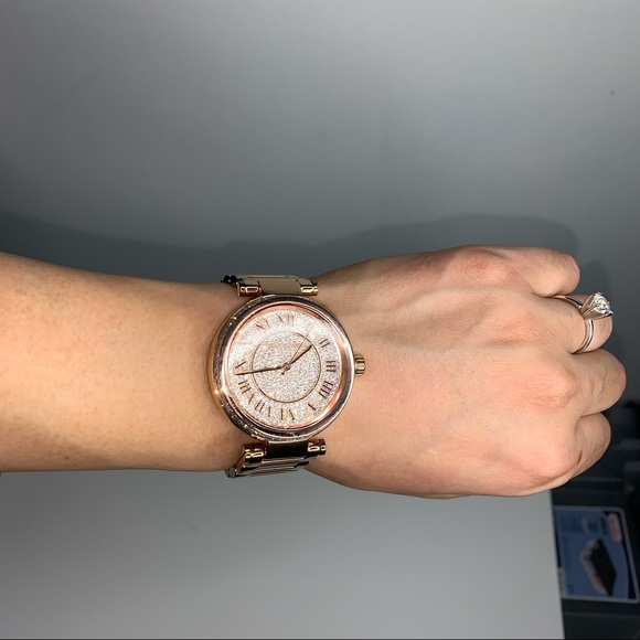 Michael Kors Skyler Rose Gold Watch - Picture 12 of 14